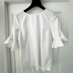 Calvin Klein white cotton shirt, wear it with jeans or suit, beautiful.